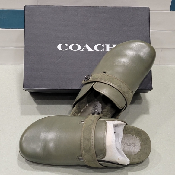 COACH Blake Clog With Signature Canvas Jacquard [EUC] - Picture 8 of 15